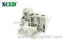 Waterproof Aluminum Steel Din Rail Terminal Blocks / Grounding Terminal Block