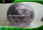 Ground Standing Moon Inflatable Advertising Air Balloon For Study / Display / Promotion