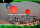 Colorful Inflatable Lghting Decoration Stand LED Balloon For Party 6mH