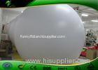 White Logo Printed Banner 2.7m Inflatable Helium Advertising Air Balloon