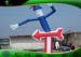Custom Outdoor Inflatable Tube Man Air Dancers 20ft With Guiding Arrows