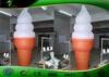 Commercial Show Inflatable Ice Cream Cone Model 2mH With Oxford Cloth
