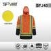 CSA Z96-09 Hi-viz reflective safety jacket windbreak clothes assorted color back cross reflective ta