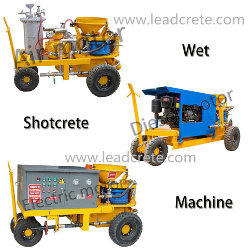 dry/wet mix Shotcrete Machine