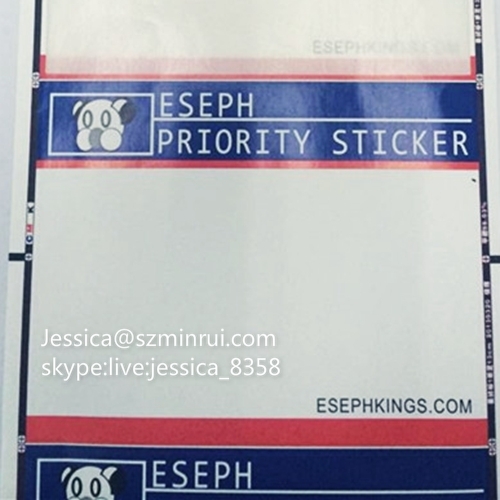 Best Selling Custom Designs Permanent Self Adhesive Sticker Destructible Vinyl Label Eggshell Paper Security Label