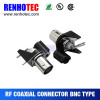 RF Connector R/A BNC Jack. Black Plastic Housing Coaxial Connector Electrical Connector