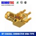 ROHS UL SMA R/A Crimp Quick Connect RF Electrical Connector for Multi Wires Cable LMR 195/200