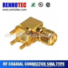 ROHS UL SMA R/A Crimp Quick Connect RF Electrical Connector for Multi Wires Cable LMR 195/200