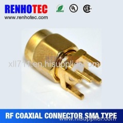 ROHS UL SMA R/A Crimp Quick Connect RF Electrical Connector for Multi Wires Cable LMR 195/200