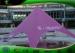 Fashionable Polyester Purple Star Shade Tent / Camping Shade Tent