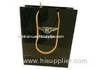 Luxury European Shopping Handle Paper Bag Printing With Ribbon