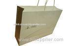 CMYK / PMS Logo Printing Recycled Brown Kraft Shopping Paper Bag