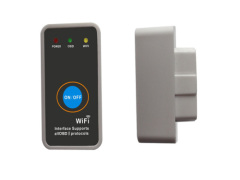 Super mini ELM327 WiFi OBD-II OBD Can Code reader with Switch work for PC notebook iPhone iPod touch iPad