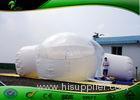Commercial Inflatable Clear Camping Bubble Tent 1.0mm Thickness Plato PVC Vinyl