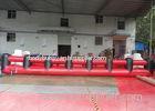 Custom Bumper Ball Inflatable Football Pitch 10*6 M Soap Soccer Field