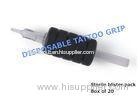 Sterile Plastic grip Disposable Tattoo Tubes With round or flat tips