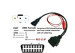 Fiat 3 Pin to OBD2 16 Pin OBD Diagnostic Cable Car Fault Code Cable Diagnostic Connector