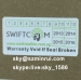 ultra destructible seals/anti fake security label/custom security label