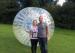 Double - Sectioned Zorb Orb Inflatable Hamster Ball For Humans 1.0mm PVC