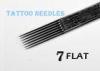 Disposable Flat Tattoo Needles and tubes for permanent makeup