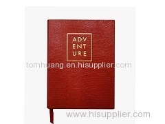 adv End Ure" Embossed Custom Made Leather Notebook
