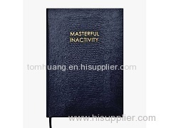 Leather Journal With Embossed Logo In The Cover