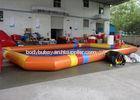 Inflatable Theme Park Colorful Water Ball Pool Notching 0.6mm / Above Ground Blow Up Pools