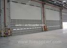 High durable motor operating Aluminum sectional doors No noise large width single panel