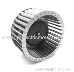 Centrifugal fan motor impeller forward curved