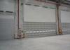 Water proof single sheet overhead section door for industrial warehouse and logistic use
