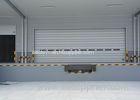 Width 11m height 6m vertical lifting sectional door with single aluminum panel