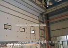 Hand chain available Insulated Sectional Overhead Doors wiht vision windows and pass door