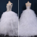 ALBIZIA Gorgeous Beading Fluffy Skirt Sweetheart Crystal Tulle Ball Gown Layered Sweep/Brush Bridal Wedding Dress