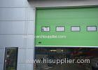 Warehouse Double steel board sectional overhead doors with zinc coated