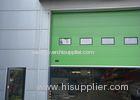 Warehouse Double steel board sectional overhead doors with zinc coated