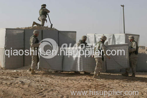 National Guard training facility hesco barrier Qiaoshi[QIAOSHI Barrier]