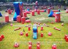 Crazy Game Millennium Field Inflatable Paintball Bunkers For Advertising