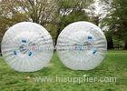 Transparent 2.8m x 1.8m PVC Inflatable Body Zorbing Ball For Rolling Ramp