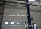 Built - in cable design industrial Sectional Overhead Door with tough steel cable rope