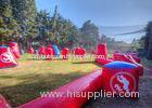 Outdoor Football Field Inflatable Paintball Bunkers Obstacle With 0.6mm PVC