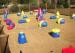 Commercial Inflatable Paintball Bunkers / Airups Bunkers For Advertising