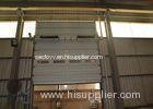 Wind resistance steel overhead doors installation by sectional panel