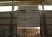 Small sound big width single board metal sectional doors with hard solid motor running