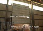 Wind resistance industrial sectional overhead doors for steel single sheet panel electric lifting