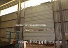 Customized large size single steel sheet overhear door with full steel panel