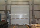 10m Width 6m height vertical up going overhead section doors with single steel panel