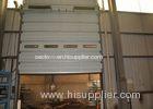 Automatic industrial steel single sheet metal Overhead Door for workshop