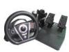 Fashion PS2 / PS3 Vibration Large Video Game Steering Wheel With Foot Pedal