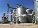 100 - 15000 T Grain Storage Silo Hot Galvanized Steel With Blower Green