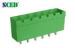 Single Level 5.08mm Plug In Terminal Block Electrical 300V Header